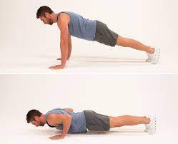 Photo of how to do a push up.