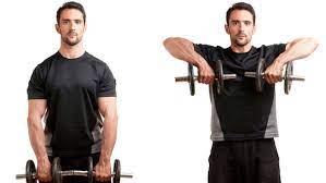 Photo of how to do an upright row.